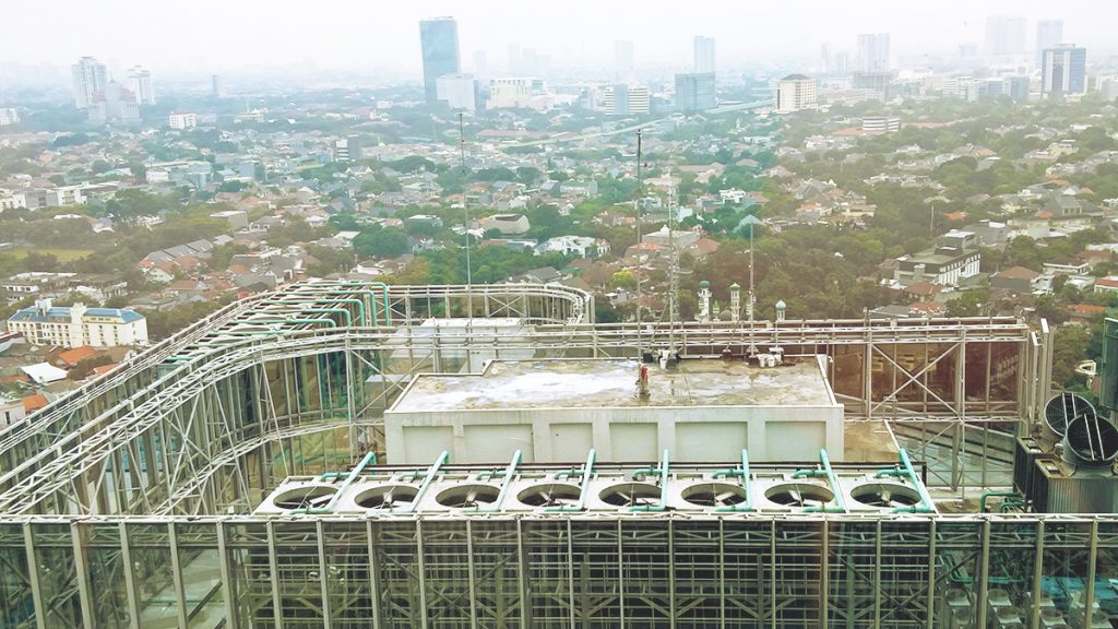 Rooftop Telkomsel Smart Office (Anak Perusahaan Telkom)