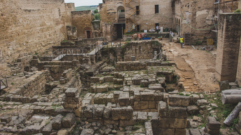 Salah Satu Bagian Bangunan Alcázar de los Reyes Cristianos